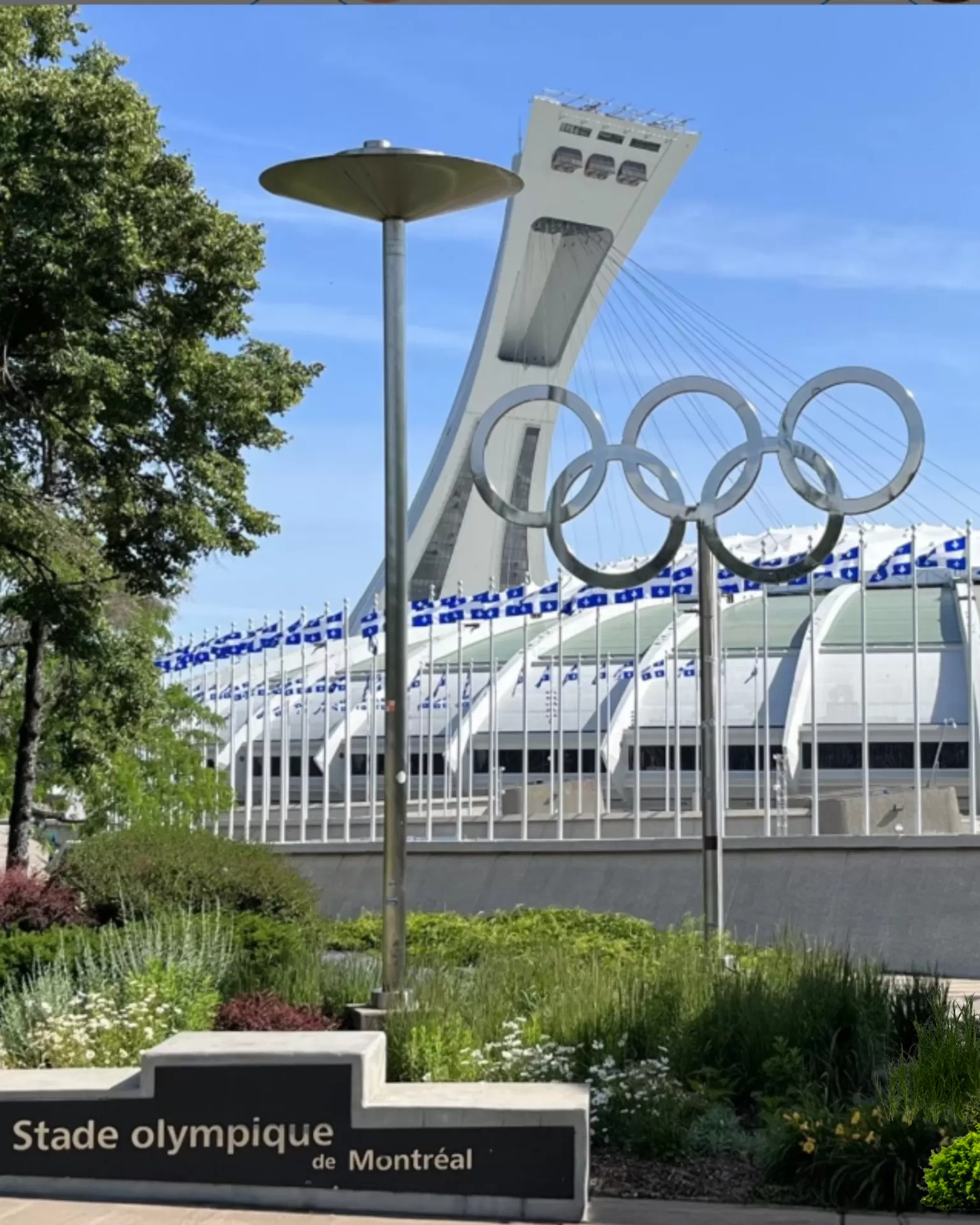 Projet spécial, Stade Olympique Montréal, Mât de drapeau, Tecnima VL