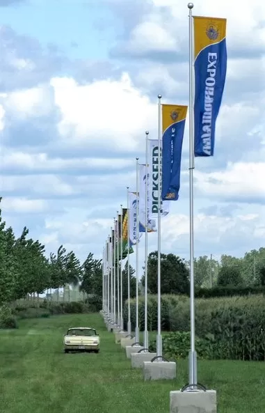 Bannière Flutter, Mât de drapeau, Tecnima VL
