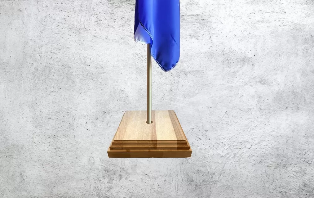 Base pour hampe (mât intérieur)